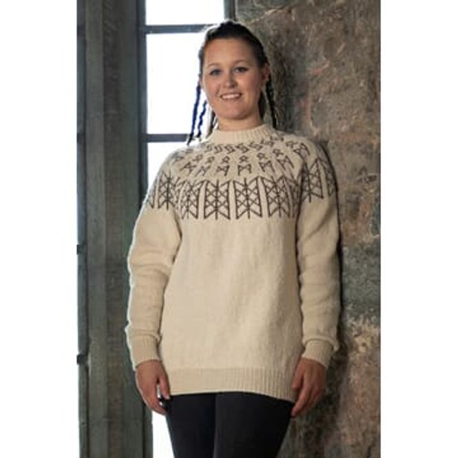 Hovedbilde Katalog 2127-3 a og b Skulds Nett genser Modell ...