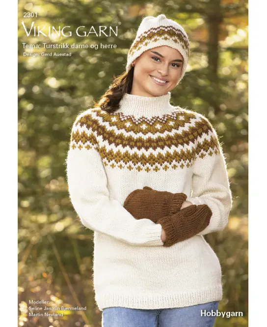 Hovedbilde NY. Katalog 2301 Turstrikk dame - herre Hobby