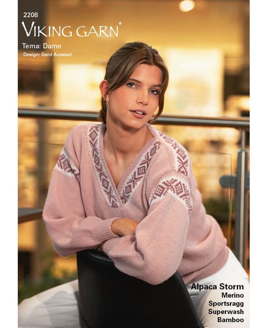 Hovedbilde Katalog 2208  Dame Alpaca Storm, Merino, ...
